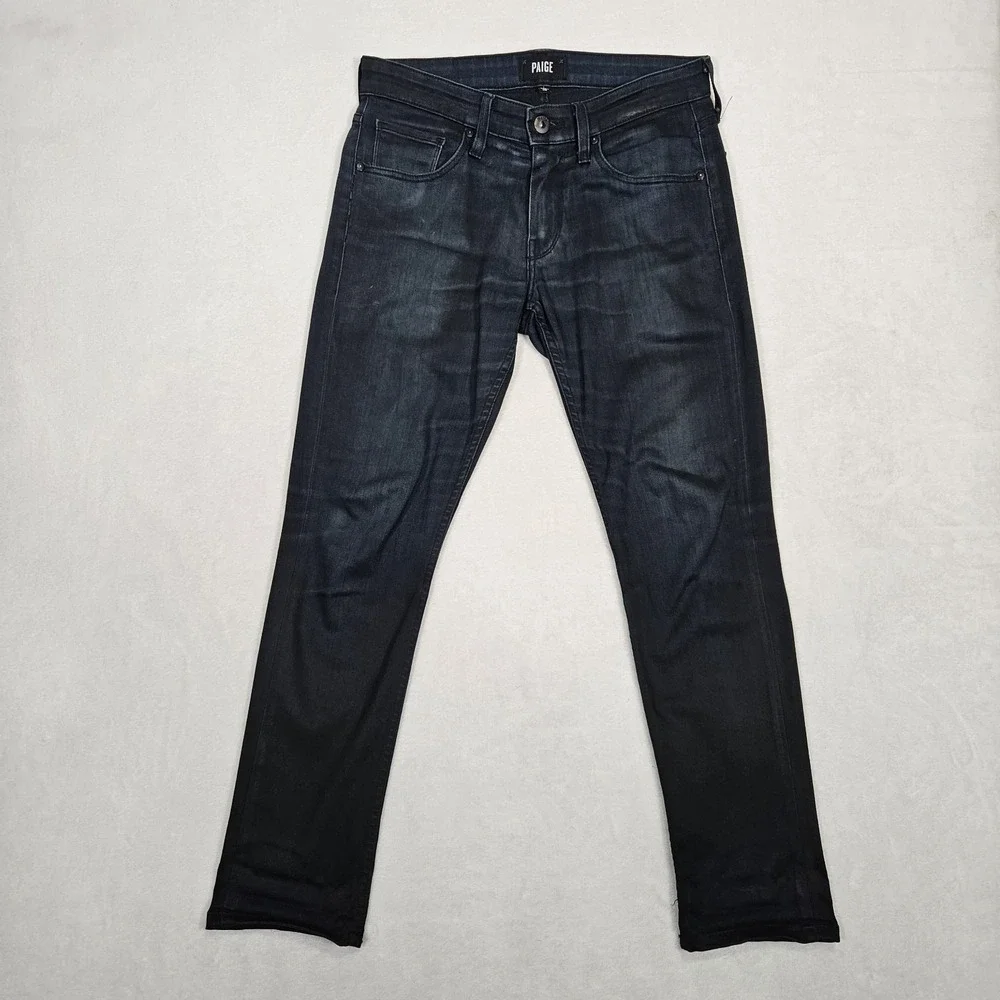 Paige‎ Croft After Hours Jeans Mens 29 (31x27) Dark Wash Skinny Stretch USA